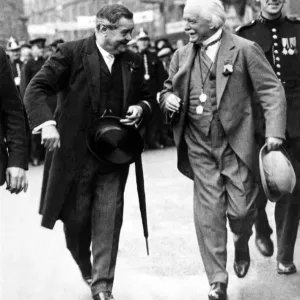 David Lloyd George and Lieutenant Colonel David Watts Morgan, 1930 Print David Lloyd George and Lieutenant Colonel David Watts Morgan, 1930 Print