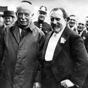 David Lloyd George with Sir Henry Joseph Wood. 4th May 1934 David Lloyd George with Sir Henry Joseph Wood. 4th May 1934