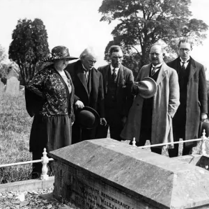 David Lloyd George at William Llewelyn Williams' Grave Print David Lloyd George at William Llewelyn Williams' Grave Print