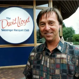 DAVID LLOYD OUTSIDE THE DAVID LLOYD RACQUET CENTRE IN WEST LONDON 19 / 06 / 1996 DAVID LLOYD OUTSIDE THE DAVID LLOYD RACQUET CENTRE IN WEST LONDON 19 / 06 / 1996