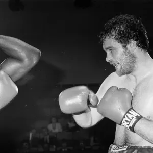 David Pearce v Neville Meade BBBofC Heavyweight Title Print