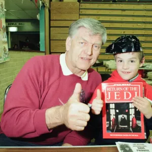David Prowse, actor who plays Darth Vader in the Star Wars trilogy David Prowse, actor who plays Darth Vader in the Star Wars trilogy