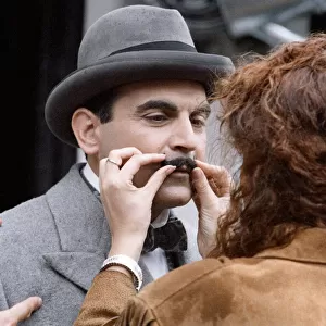 David Suchet the actor from Poirot in November 1989