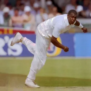 David Syd Lawrence Bowling at Trent Bridge Print David Syd Lawrence Bowling at Trent Bridge Print