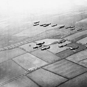 Dawn patrol during the Battle of Britain, when Germany attempted to bomb the British