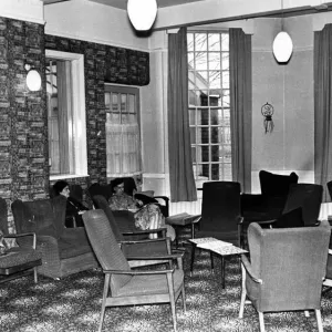 The day room at Whitchurch Hospital, Cardiff. 22nd April 1970 The day room at Whitchurch Hospital, Cardiff. 22nd April 1970
