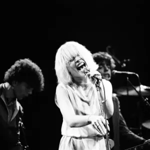 Debbie Harry in concert with Blondie, at the Odeon, Birmingham