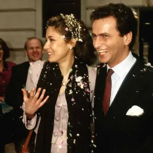 Deborah Moore Marries Jeremy Green Print December 1989