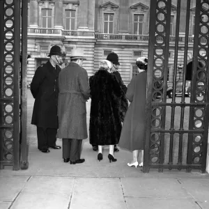 The Last Debs. Debs and family members seen here having their invitaions check by The Last Debs. Debs and family members seen here having their invitaions check by