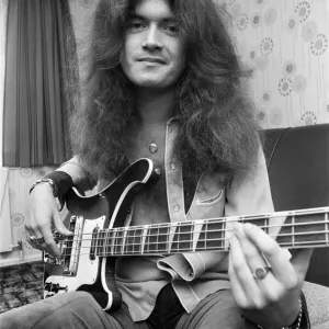 Deep Purple's Glenn Hughes Print - 11th July 1973