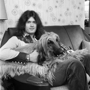 Glenn Hughes with Khama, 11th July 1973 Print