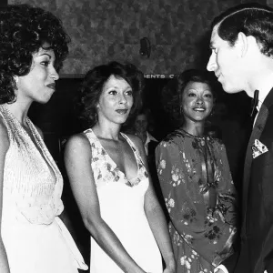 The Three Degrees meet Prince Charles Print, Eastbourne 1978