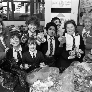 Deighton High School Aluminium Can Collection Print 1990