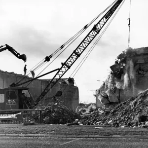 Demolition of A19 Wolviston Flyover Print 26th January 1983