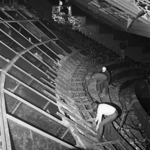 Demolition of the Gaumont Theatre, Middlesbrough. 1971 Demolition of the Gaumont Theatre, Middlesbrough. 1971