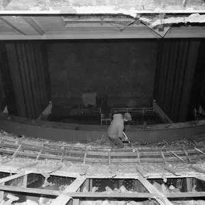 Demolition of the Gaumont Theatre, Middlesbrough. 1971 Demolition of the Gaumont Theatre, Middlesbrough. 1971