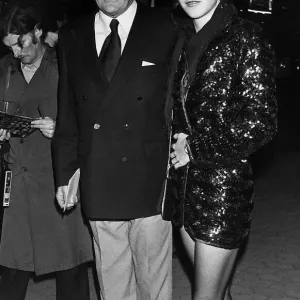 Denholm Elliott with Daughter Jennifer Print 1983