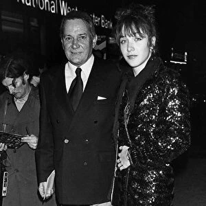 Denholm Elliott Actor with his daughter Jennifer April 1983