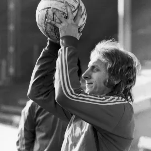 Denis Law 34 seen here training as Manchester City enter the run in to their League Cup Denis Law 34 seen here training as Manchester City enter the run in to their League Cup