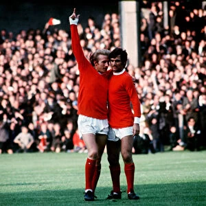 Denis Law & George Best, Manchester United Players Circa 1960s