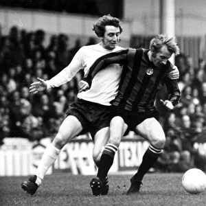 Denis Law of Manchester City in action with Tottenham Hotspur