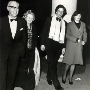 Denis, Margaret, Mark and Carol Thatcher Print (1975) Denis, Margaret, Mark and Carol Thatcher Print (1975)