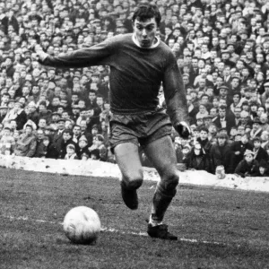 Denis Thwaites, Birmingham City Football Player, in action Denis Thwaites, Birmingham City Football Player, in action