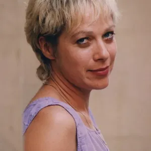 Denise Welch during an interview 15 March 1996 circa Denise Welch during an interview 15 March 1996 circa