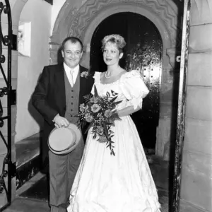 Denise Welch and Tim Healy after their wedding blessing ceremony at a Church in Birtley Denise Welch and Tim Healy after their wedding blessing ceremony at a Church in Birtley