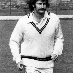 Dennis Lillee Australian Cricket Player Print Circa 1975