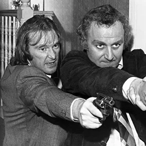 Dennis Waterman (L) and John Thaw in The Sweeney television series