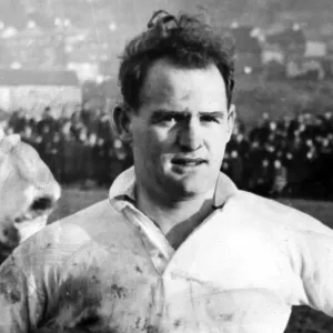 Denzil Thomas, Neath Rugby Union Player, January 1953 Denzil Thomas, Neath Rugby Union Player, January 1953