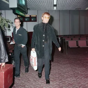 Print of Elton John Departing London Heathrow for Mexico Tour