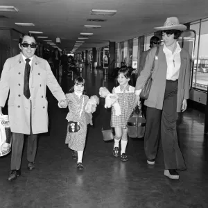 Ronnie Corbett Family Holiday Print, 15th May 1973 Ronnie Corbett Family Holiday Print, 15th May 1973