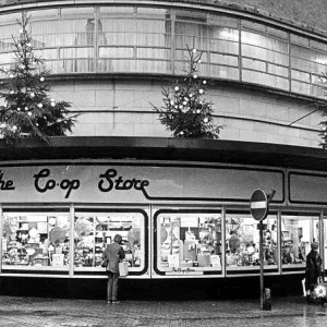 The Derby Co-Op store, East Stret, Derby seen here preparing for Christmas in the 1970s The Derby Co-Op store, East Stret, Derby seen here preparing for Christmas in the 1970s