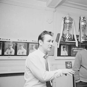 Derby County manager Brian Clough seen here with assistant manager Peter Taylor in