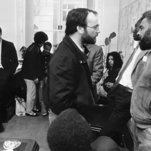 Derek Hatton's 1984 Council Office Imprisonment Print