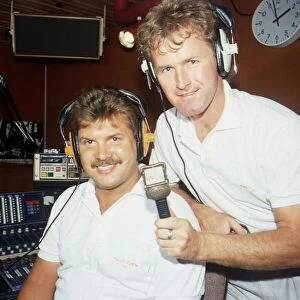Derek Johnstone with Davie Provan October 1989