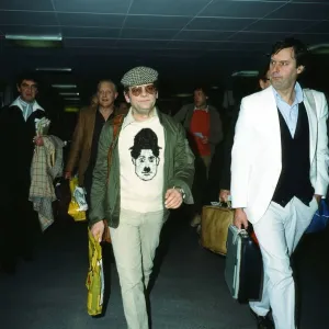 Derek Nimmo and Friends at London Airport Print, 26th January 1983 Derek Nimmo and Friends at London Airport Print, 26th January 1983