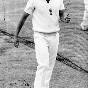 Derek Pringle, England Cricket. July 1984 P006237