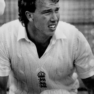 Derek Pringle, England Cricket. July 1984 P006238