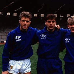 Derek Whyte with Graeme Sharp & Gary Mackay 1987