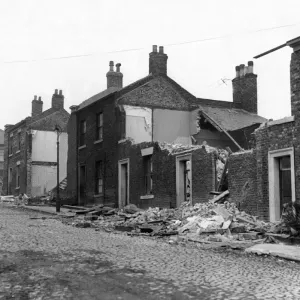 Derelict housing in an area of Scotswood, Newcastle Derelict housing in an area of Scotswood, Newcastle