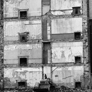 Derelict Housing, Glasgow, Scotland, 6th March 1971. Face of Britain 1971 Feature