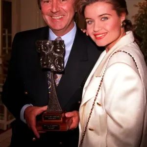 Print of Des O'Connor and Jodie Wilson at Radio Industries Club Awards