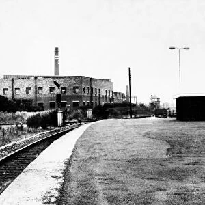 A deserted Tyne Dock Railway Station on 3rd October 1972