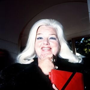 Diana Dors actress at Woman of the Year lunch MSI
