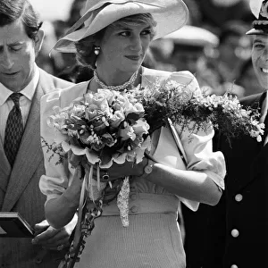 Diana, Princes of Wales visits Sicily. May 1985