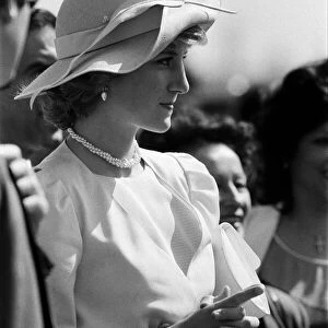Diana, Princes of Wales visits Sicily. May 1985