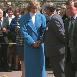 Diana Princess of Wales Print April 1989